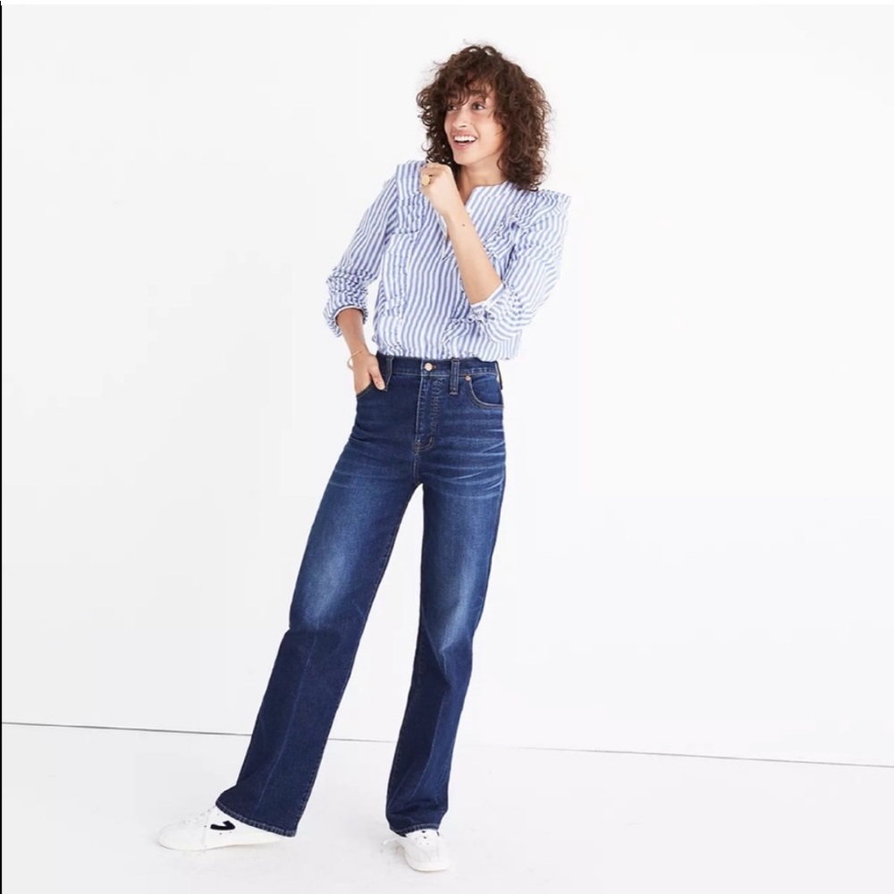 Madewell Wide-Leg Jeans on Dorset Wash